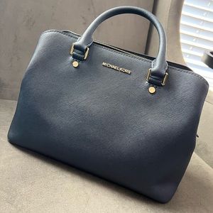 Navy Michael Kors Purse